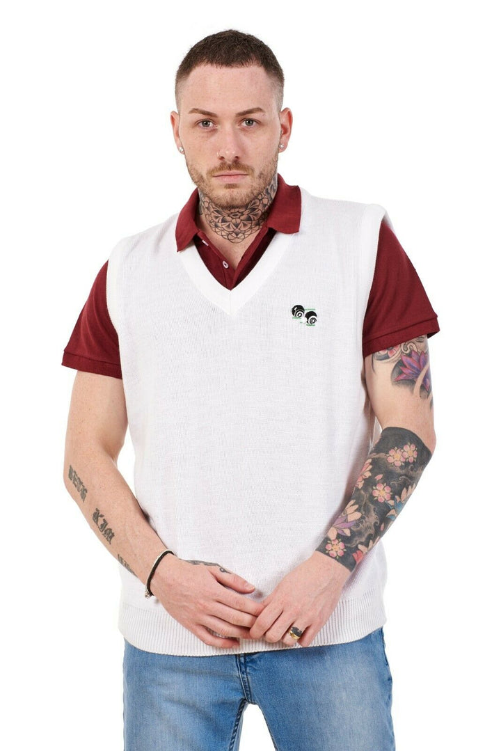 Mens Sleeveless Pullover Sweater Bowl