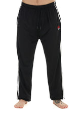 2 Pack Men’s Lounge Joggers Elastic Waist Jersey Cotton Trousers