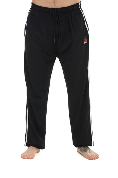 2 Pack Men’s Lounge Joggers Elastic Waist Jersey Cotton Trousers