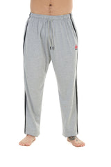 2 Pack Men’s Lounge Joggers Elastic Waist Jersey Cotton Trousers