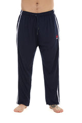 2 Pack Men’s Lounge Joggers Elastic Waist Jersey Cotton Trousers