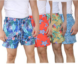 Mens Quick Dry Printed Swimming Summer Shorts Trunk