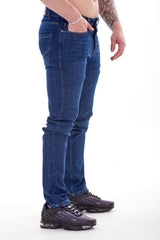 Mens Slim Fit Stretch Denim Jeans Skinny Straight Leg Trousers Pants New