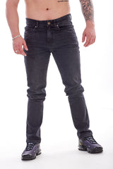 Mens Slim Fit Stretch Denim Jeans Skinny Straight Leg Trousers Pants New