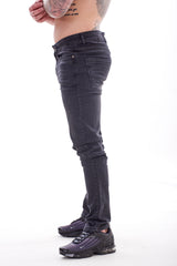 Mens Slim Fit Stretch Denim Jeans Skinny Straight Leg Trousers Pants New