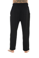 2 Pack Men’s Lounge Joggers Elastic Waist Jersey Cotton Trousers