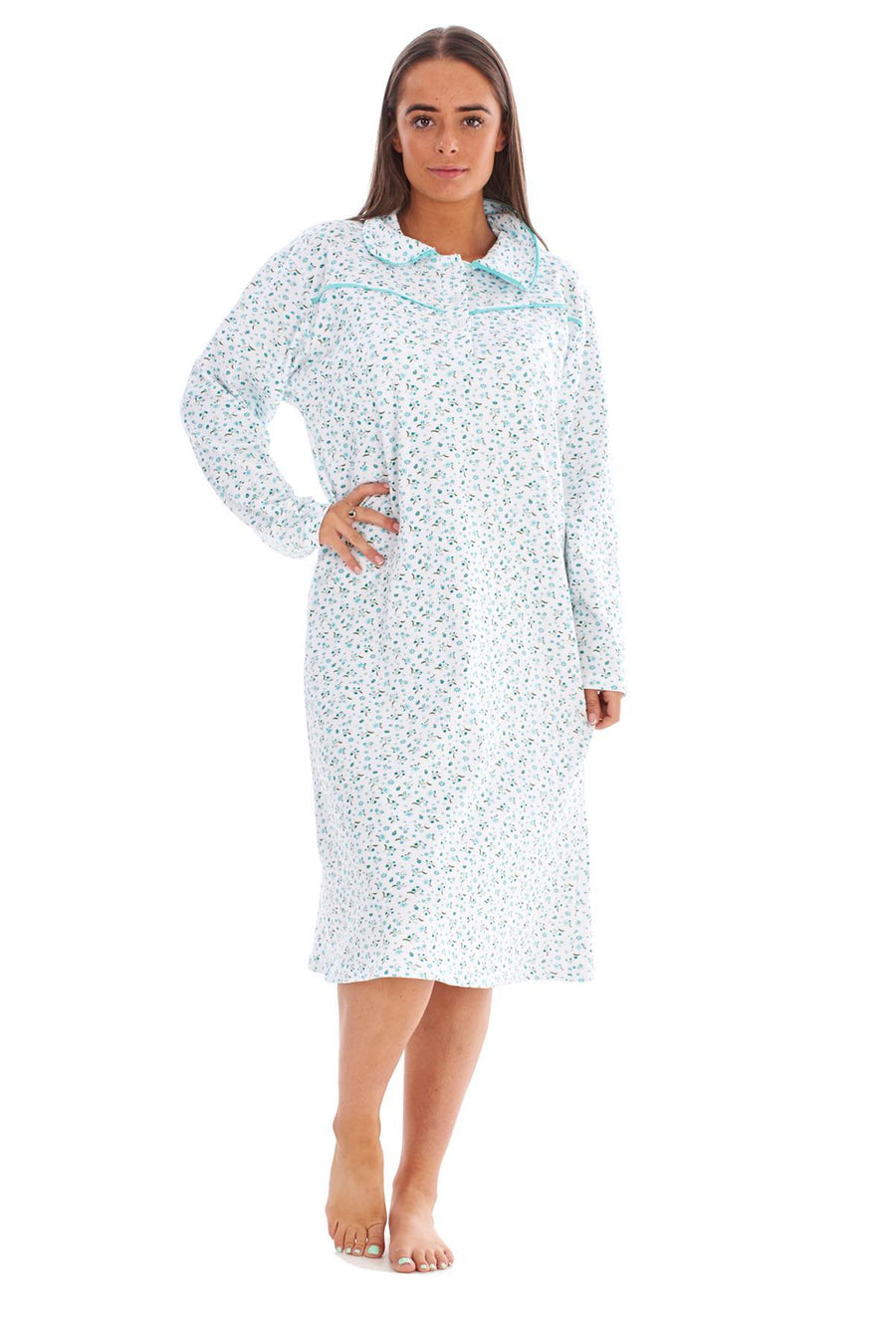 Plus Size Thermal Nightie Nightdress