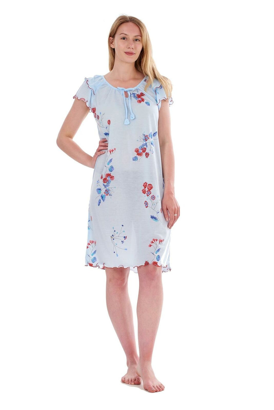 Womens Short Nightgowns Cotton
