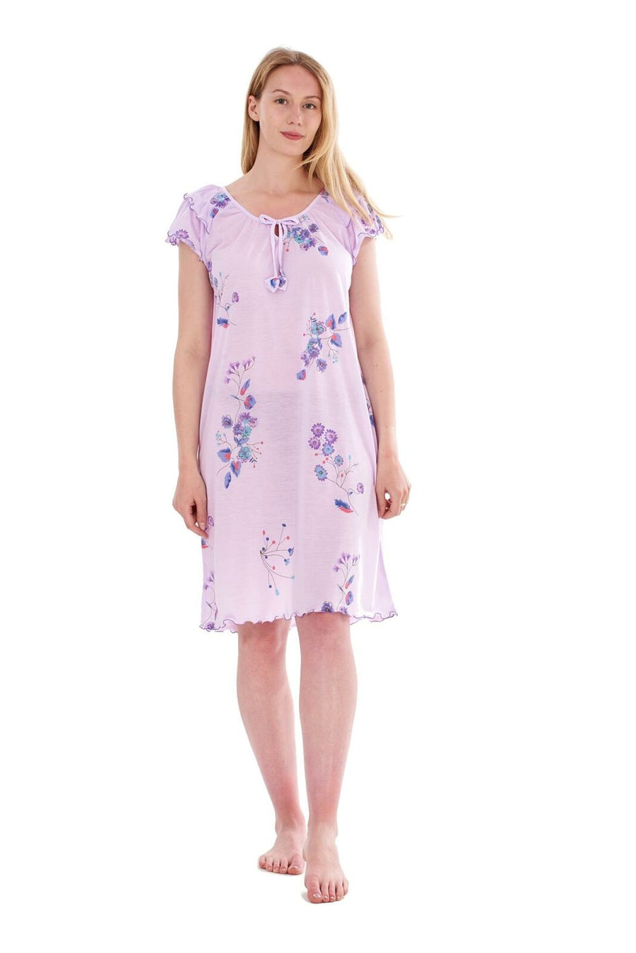 Womens Short Nightgowns Cotton