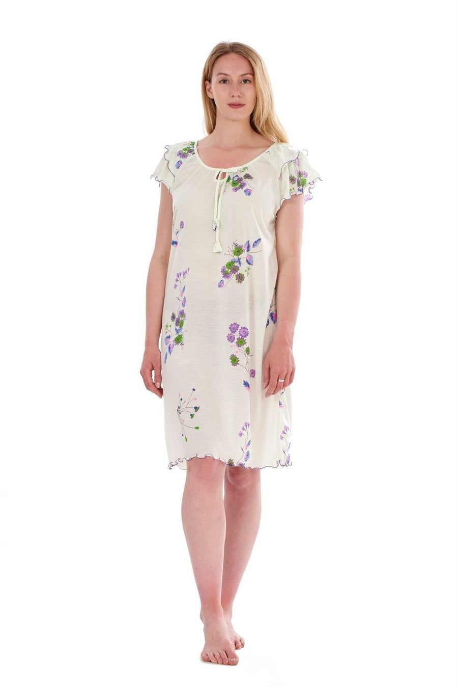 Womens Short Nightgowns Cotton