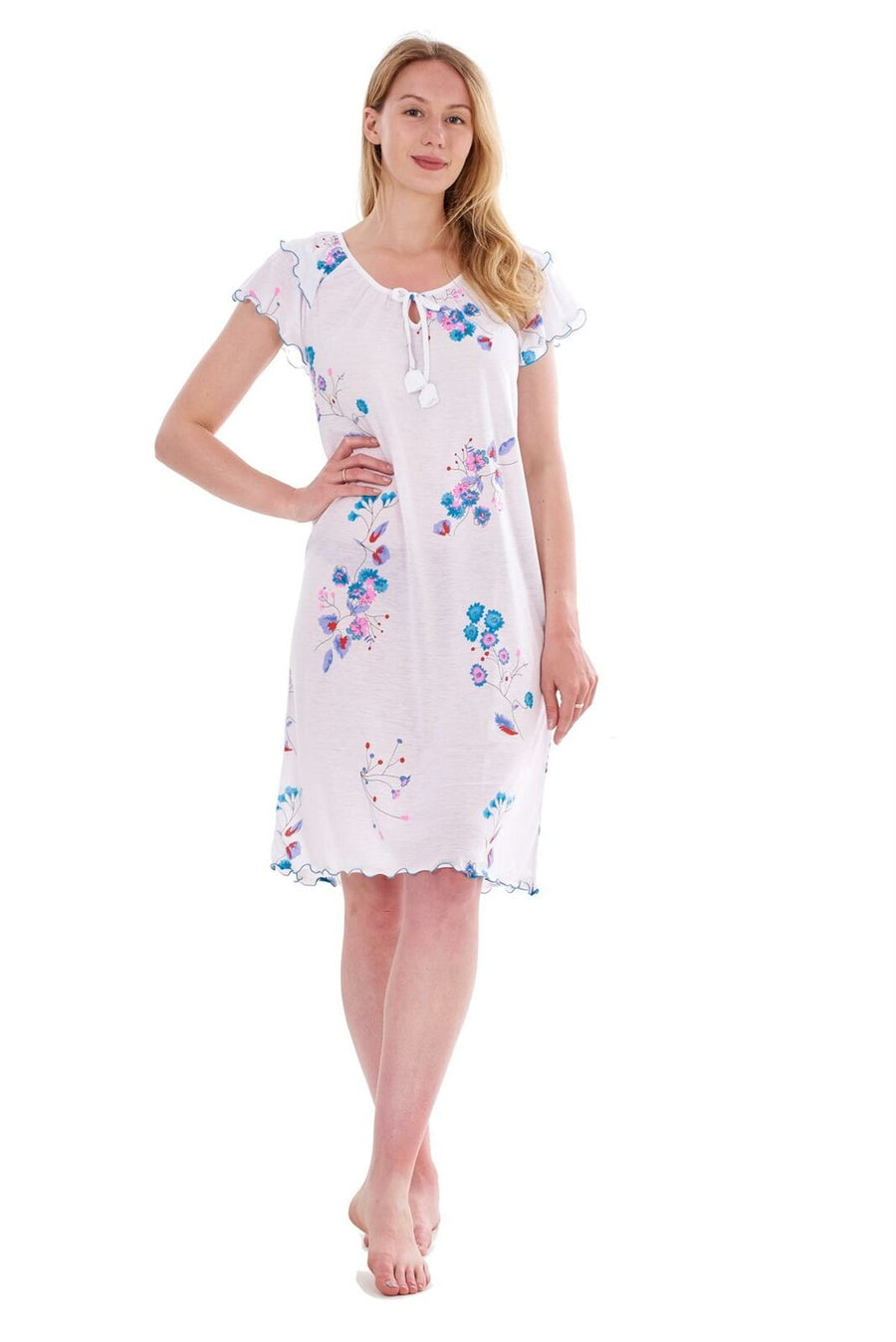 Womens Short Nightgowns Cotton