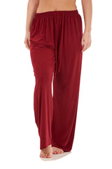 Women's Wide Leg Lounge Pants Soft Stretch Yoga Pajama Trousers Plus Size