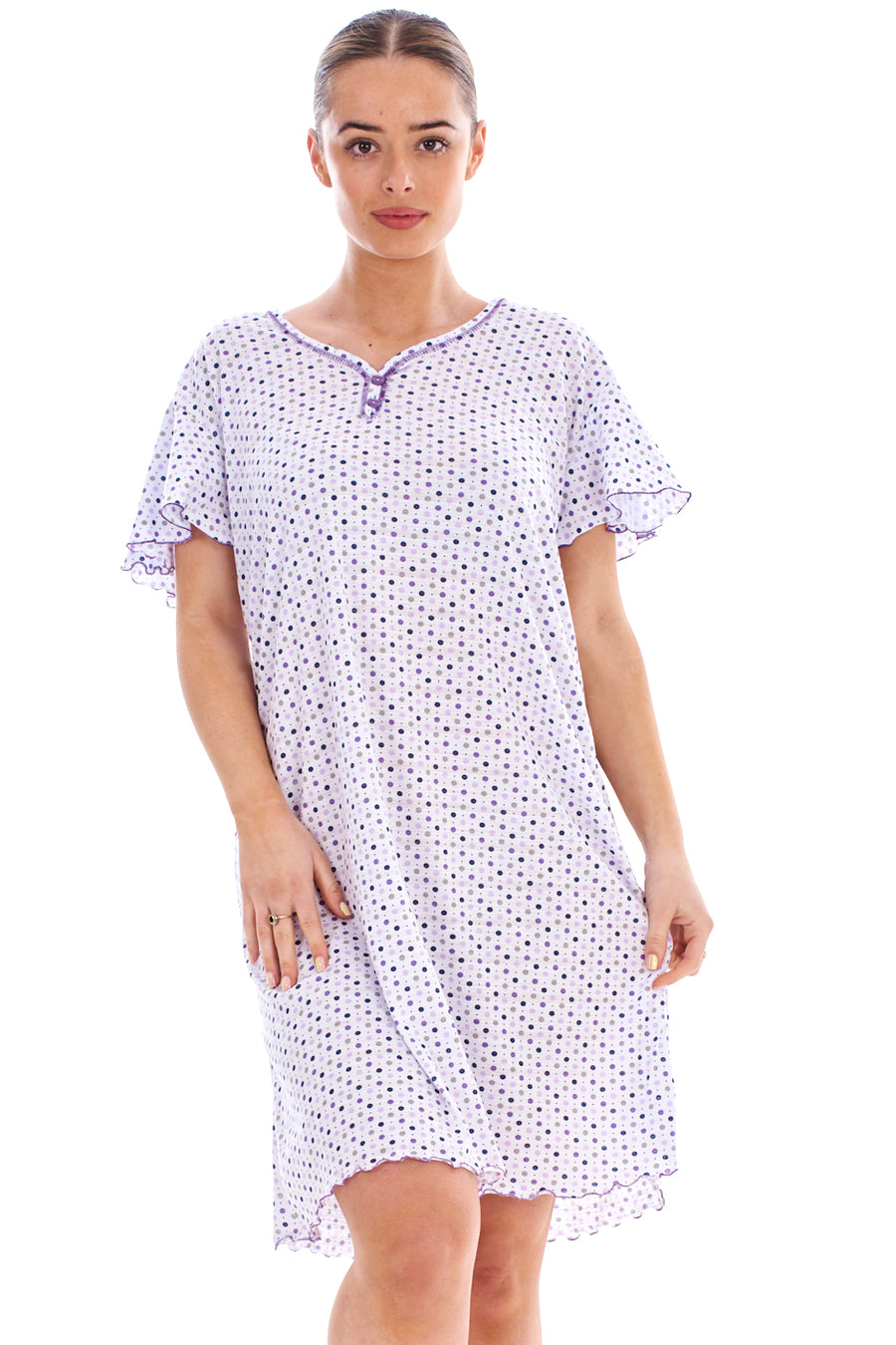 Cotton Chemise Nightie Polka Dots