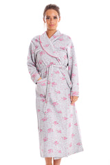 Cotton Kimono Dressing Gown Pockets