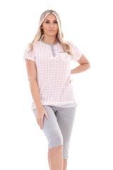 Ladies Capri Pyjama Set 2 Piece