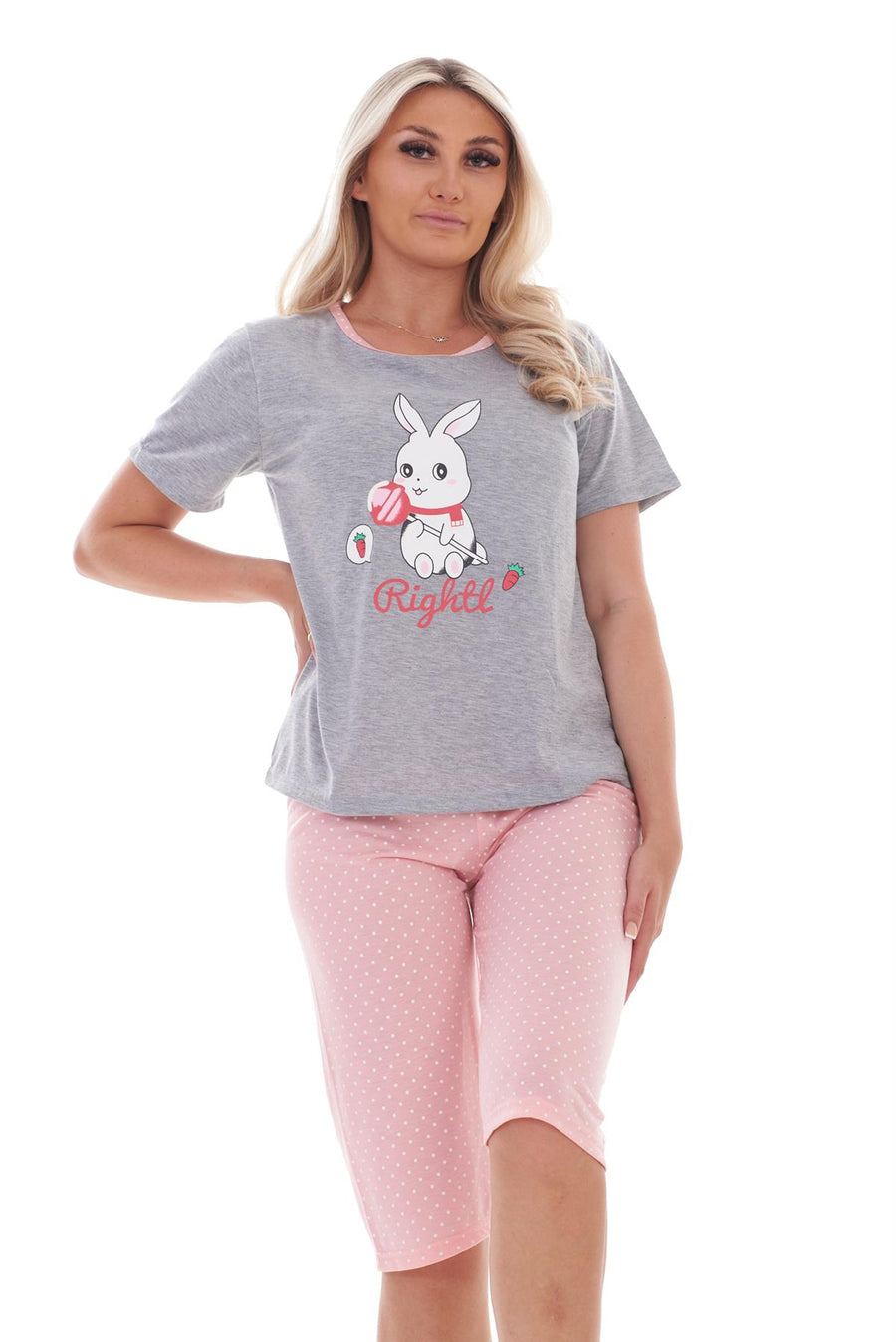Ladies Bunny Motif PJs