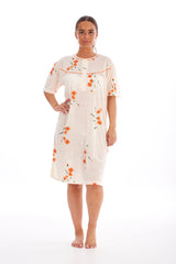 T Shirt Nightdress Floral 100% Cotton