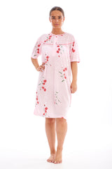 T Shirt Nightdress Floral 100% Cotton