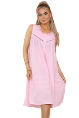 Womens Victorian Lace Nighty Sleeveless
