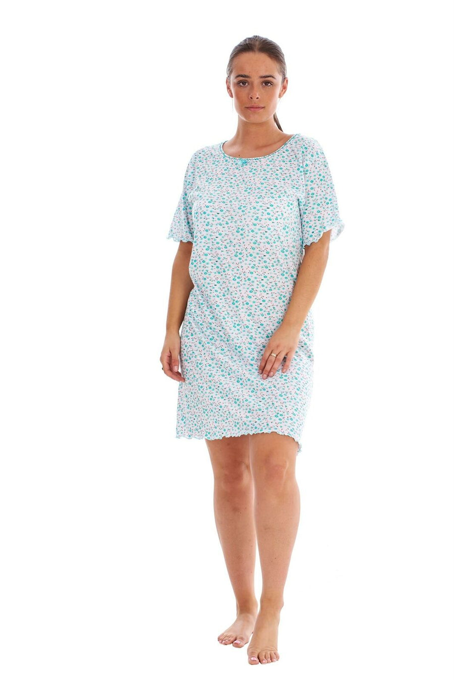 Summer Nighties Short Sleeve Floral
