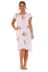 Ladies Short Cotton Jersey Nightdress