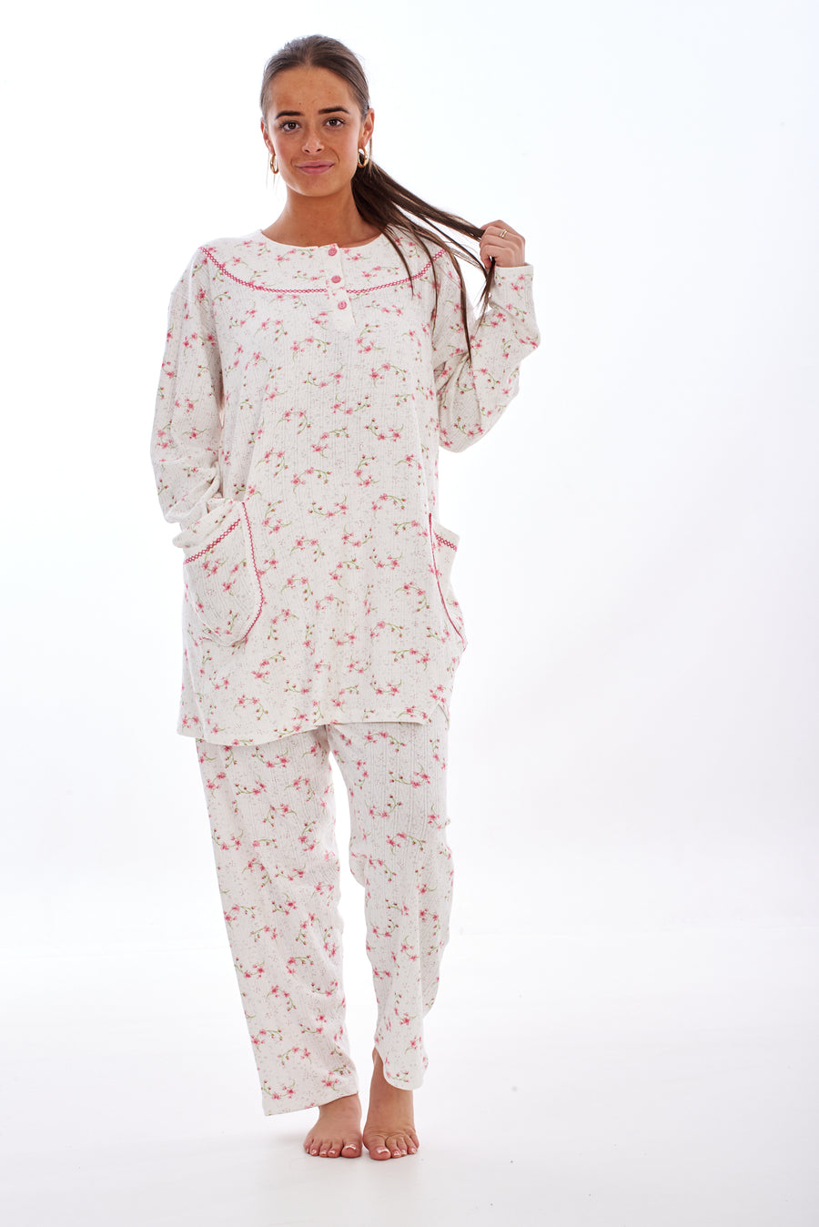 Women's Jersey Pyjamas Set Cotton PJs
