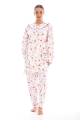Pocket Thermal PJs Womens Jersey Cotton