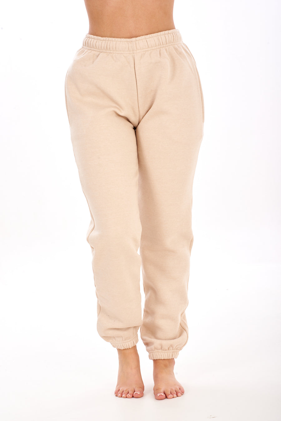 Womens Fleece Lined Joggers Plain