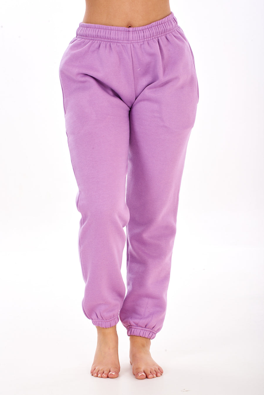 Womens Fleece Lined Joggers Plain