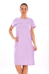 Womens Nightshirts Pure Cotton Polka