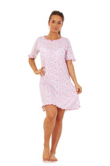Summer Nighties Short Sleeve Floral