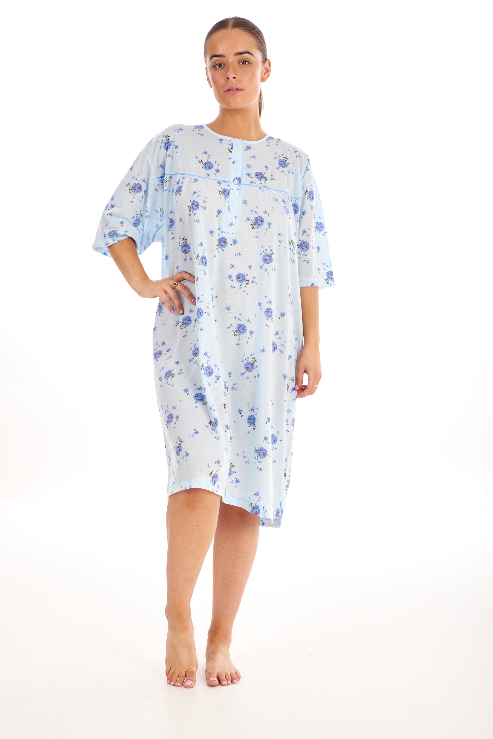 Womens Oversized Nightshirt Cotton
