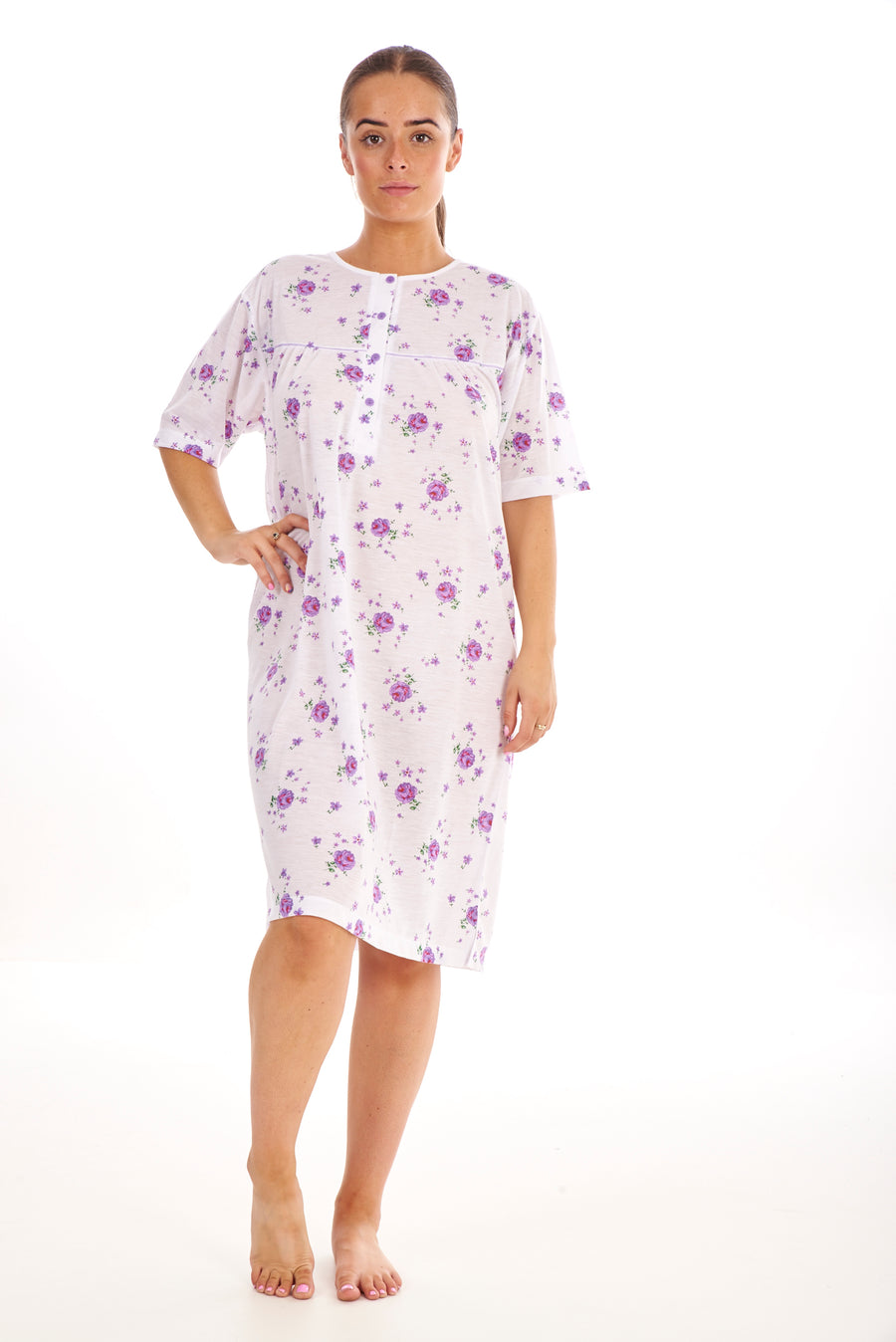 Womens Oversized Nightshirt Cotton