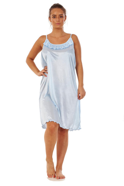 Sleeveless Satin Nightdress