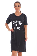 Funny Nightshirts Ladies Cotton Print