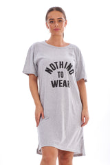 Funny Nightshirts Ladies Cotton Print