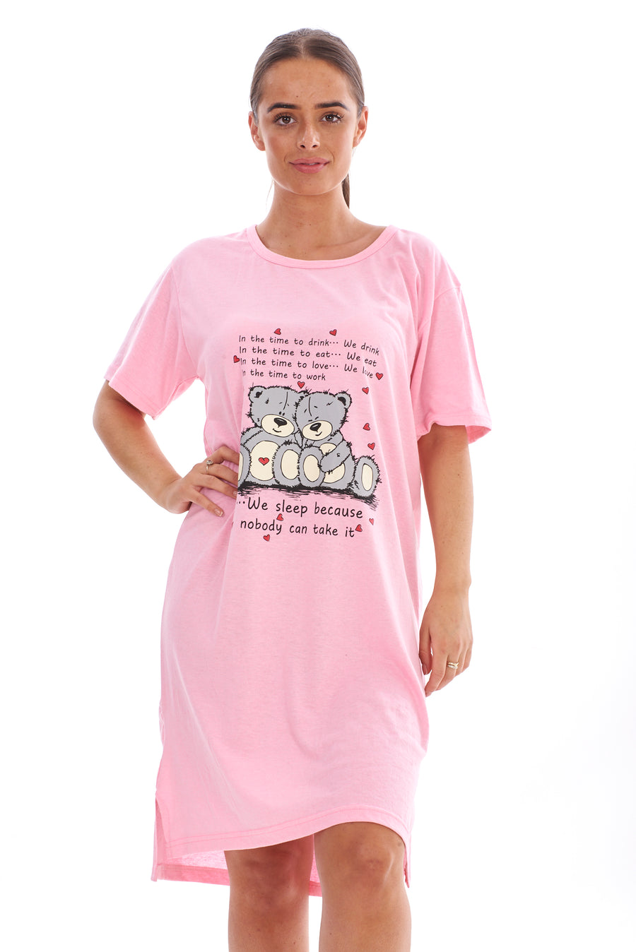 Ladies Oversized Nightshirt Cotton