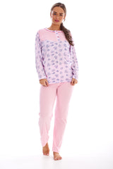 Long Sleeve PJs Womens Pure Cotton