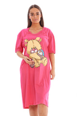 Maternity Nightie Button Up Cotton
