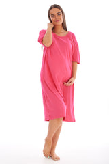 Button Up Nursing Nightie Cotton