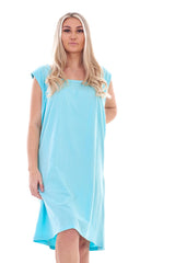 Ladies Cotton Pleated Sleeveless Nightdress