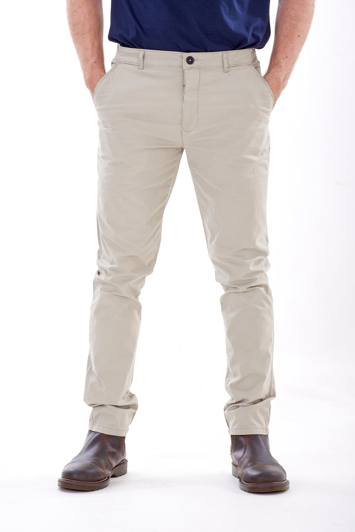 Mens Slim Fit Cotton Chinos Trousers