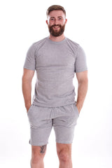 Mens Nightwear Set T Shirt and Shorts Two Piece Pyjamas Summer Sleep Lounge Wear