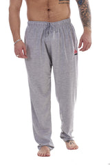 Men Plain Pyjamas 2 Pack Cotton Jersey Lounge Pants