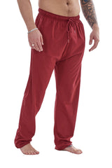 Men Plain Pyjamas 2 Pack Cotton Jersey Lounge Pants