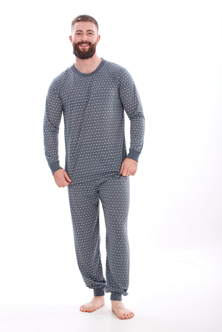 Ribbed T Shirt Full Sleeve Pyjama Set