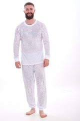 Ribbed T Shirt Full Sleeve Pyjama Set