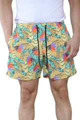 Mens Quick Dry Printed Swimming Summer Shorts