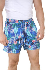 Mens Quick Dry Printed Swimming Summer Shorts