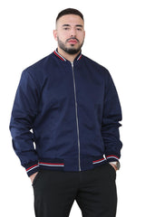 Mens Classic Polycotton Bomber Jacket with Pockets